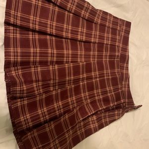 Plaid School Girl Skirt ~ 6
